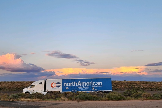 Oakley truck moving