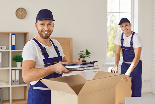Oakley movers doing office relocation. Corporate moving