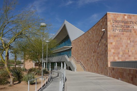 University of California Riverside - Palm Desert Center, building with signage