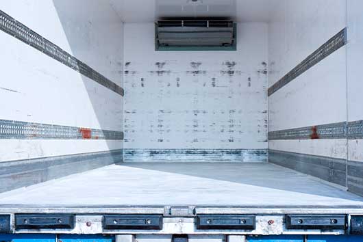 moving truck empty.