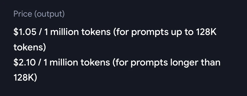 Preço do Gemini