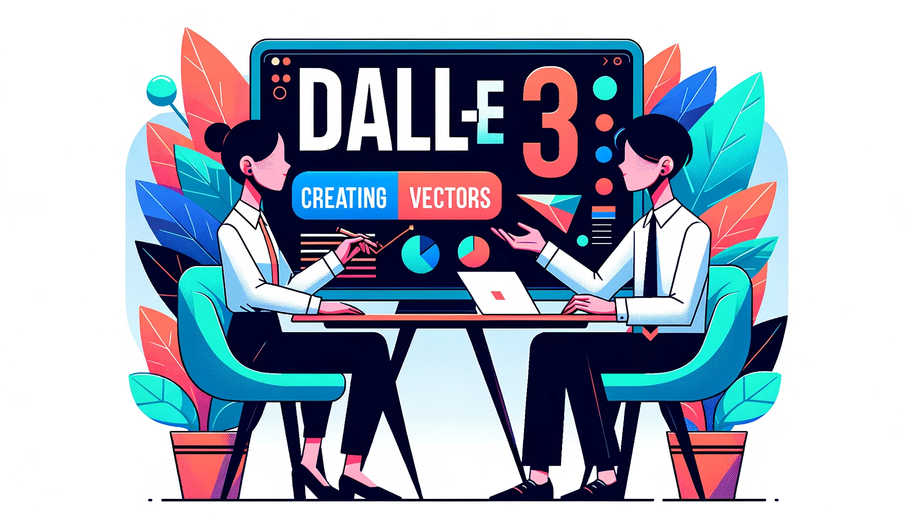 Como criar ilustrações vectoriais com DALL-E 3 Prompts